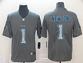 Nike Panthers 1 Cam Newton Gray Camo Vapor Untouchable Limited Jersey,baseball caps,new era cap wholesale,wholesale hats